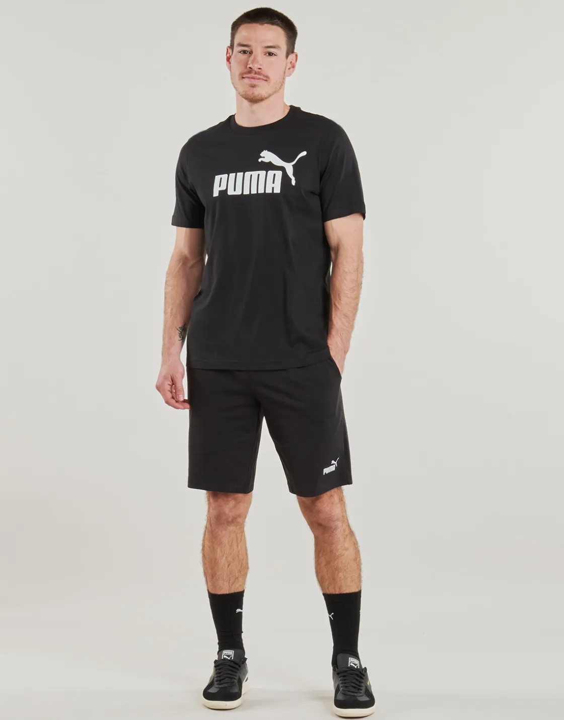 Puma - ESS NO1 LOGO JERSEY SHORT< Shorts & Bermudas