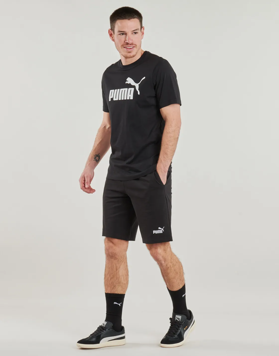 Puma - ESS NO1 LOGO JERSEY SHORT< Shorts & Bermudas