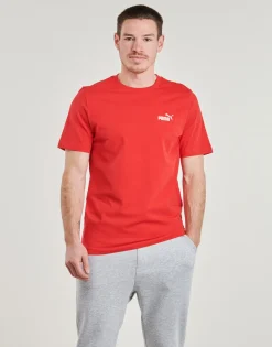 Puma - ESS SMALL LOGO TEE Rouge Sale