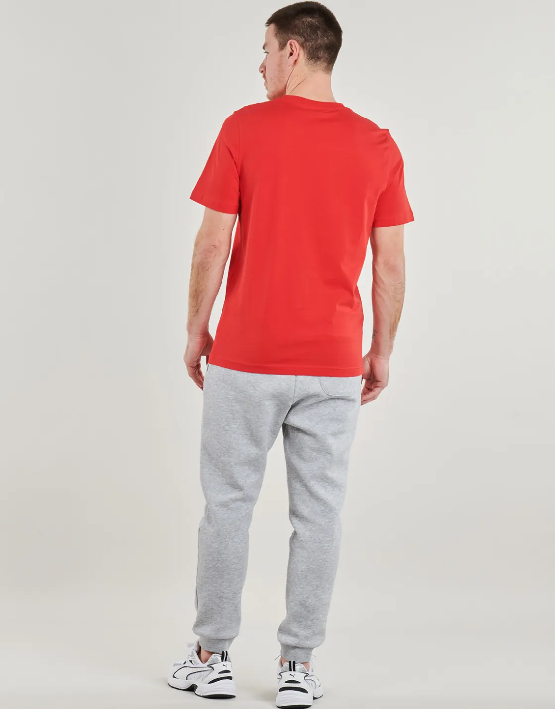 Puma - ESS SMALL LOGO TEE Rouge Sale