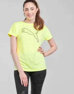 Puma - RECYCL JERSY CAT TEE Jaune Online