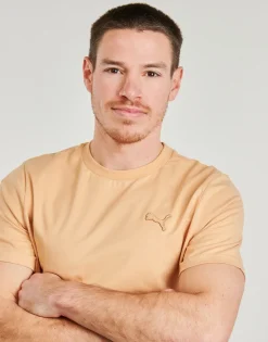 Puma - TEE MIF BADGE BRODE Beige Sale
