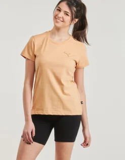 Puma - TEE W MIF BADGE BRODE< T-shirts & Polos