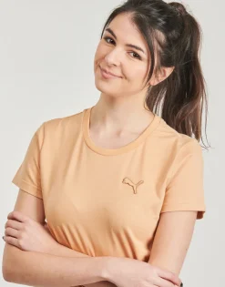 Puma - TEE W MIF BADGE BRODE< T-shirts & Polos