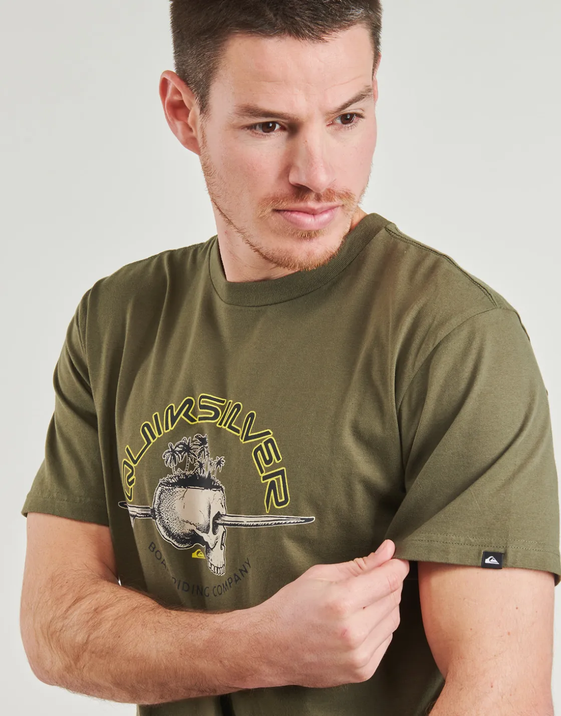 Quiksilver T-shirts & Polos^- SKULL LINES SS
