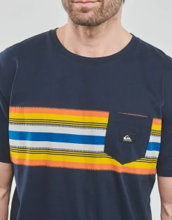 Quiksilver - SURFADELICA STRIPE SS< T-shirts & Polos