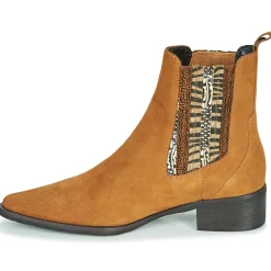 Regard Bottines / Boots^- BASTIA V3 VEL HAVANE