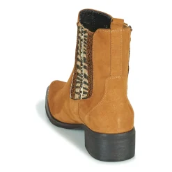Regard Bottines / Boots^- BASTIA V3 VEL HAVANE