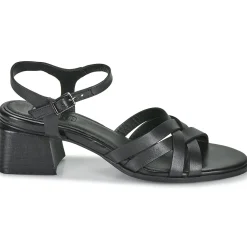 Regard Sandales Et Nu-pieds^- ET.EPI CRUST BLACK 2203