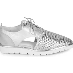 Regard Derbies & Richelieu^- LUCEY V2 TRESSE SILVER