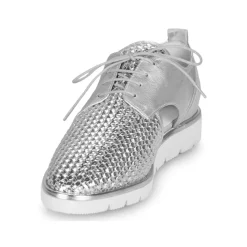Regard Derbies & Richelieu^- LUCEY V2 TRESSE SILVER