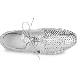 Regard Derbies & Richelieu^- LUCEY V2 TRESSE SILVER