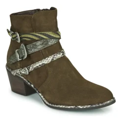 Regard - NAPOLI V3 VELOURS MILITARE Kaki
