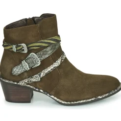 Regard - NAPOLI V3 VELOURS MILITARE Kaki