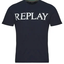 Replay - T SHIRT Marine