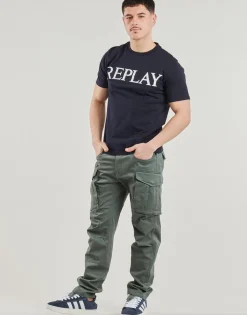 Replay - T SHIRT Marine