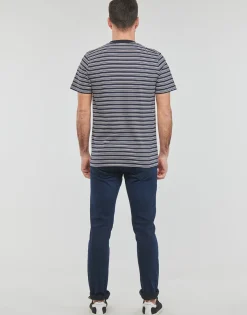 Selected - SLHANDY STRIPE SS O-NECK TEE W