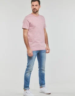 Selected T-shirts & Polos^- SLHANDY STRIPE SS O-NECK TEE W