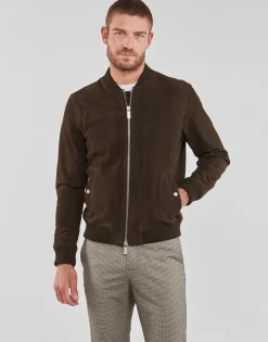 Selected Vestes^- SLHARCHIVE BOMBER SUEDE JKT NOOS