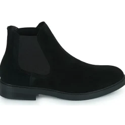 Selected - SLHBLAKE SUEDE CHELSEA BOOT Noir Discount
