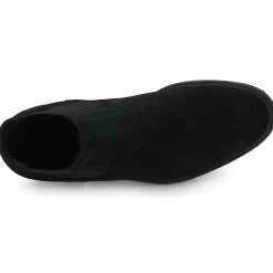 Selected - SLHBLAKE SUEDE CHELSEA BOOT Noir Discount