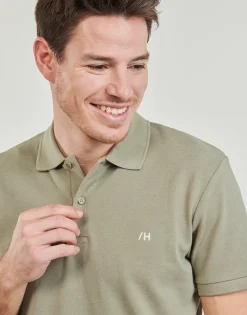 Selected - SLHDANTE SS POLO Vert Hot