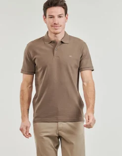 Selected - SLHDANTE SS POLO Marron Sale