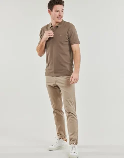 Selected - SLHDANTE SS POLO Marron Sale