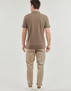Selected - SLHDANTE SS POLO Marron Sale