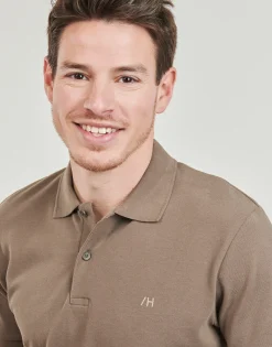 Selected - SLHDANTE SS POLO Marron Sale