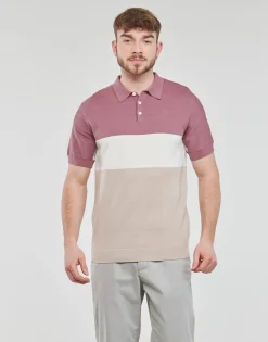 Selected - SLHMATTIS SS KNIT BLOCK POLO B< T-shirts & Polos