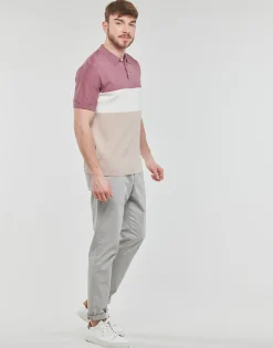 Selected - SLHMATTIS SS KNIT BLOCK POLO B< T-shirts & Polos