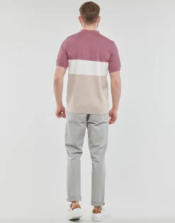 Selected - SLHMATTIS SS KNIT BLOCK POLO B< T-shirts & Polos
