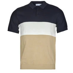 Selected - SLHMATTIS SS KNIT BLOCK POLO B< T-shirts & Polos
