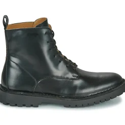 Selected - SLHRICKY LEATHER LACE-UP BOOT Noir Hot