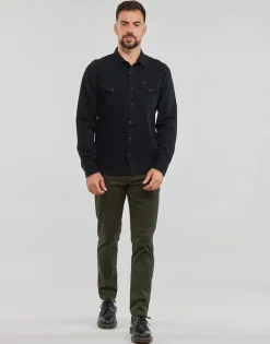 Selected - SLH175-SLIM NEW MILES FLEX PANT NOOS Kaki Best