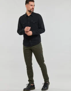Selected - SLH175-SLIM NEW MILES FLEX PANT NOOS Kaki Best