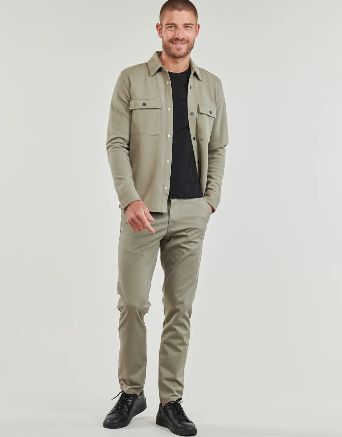 Selected - SLHSLIM-NEW MILES 175 FLEX CHINO< Pantalons