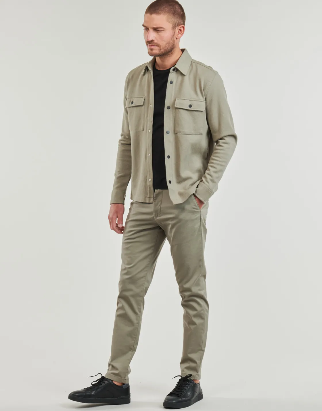 Selected - SLHSLIM-NEW MILES 175 FLEX CHINO< Pantalons