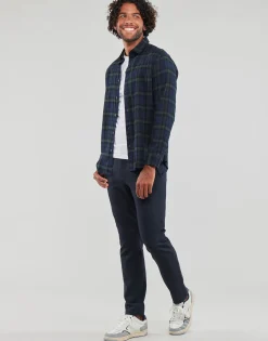Selected - SLHSLIMOWEN-FLANNEL SHIRT LS NOOS Marine Hot