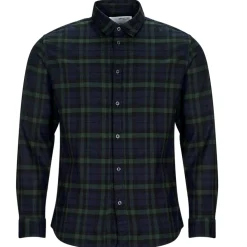 Selected - SLHSLIMOWEN-FLANNEL SHIRT LS NOOS Marine Hot