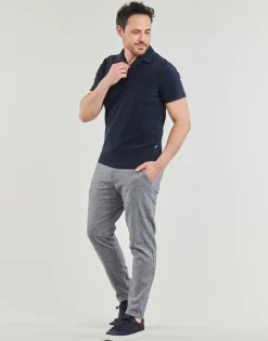 Selected Pantalons^- SLH172-SLIMTAPE BRODY LINEN PANT