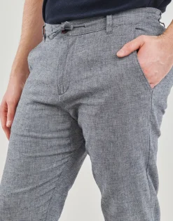 Selected Pantalons^- SLH172-SLIMTAPE BRODY LINEN PANT