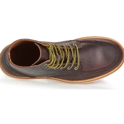 Selected - SLHTEO NEW LEATHER MOC-TOE BOOT< Bottines / Boots