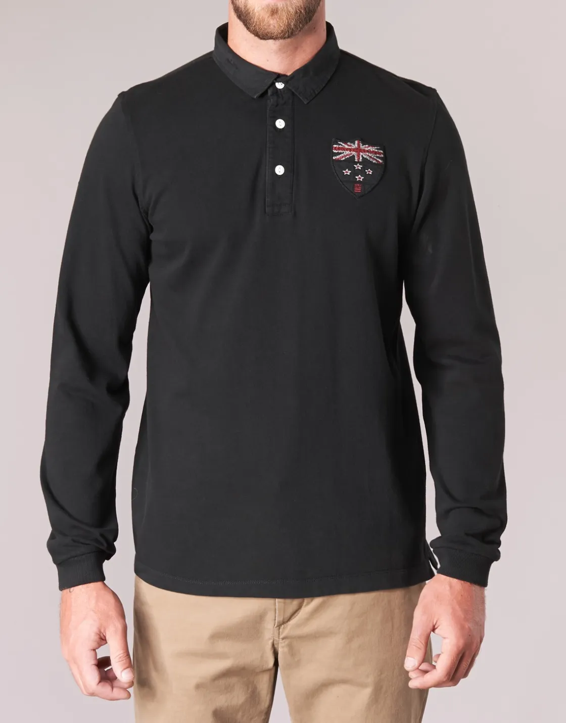 Serge Blanco T-shirts & Polos^- POLO NEW ZEALAND