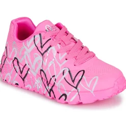 Skechers Baskets Mode^- JGOLDCROWN: UNO LITE - METALLIC LOVE