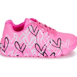 Skechers Baskets Mode^- JGOLDCROWN: UNO LITE - METALLIC LOVE