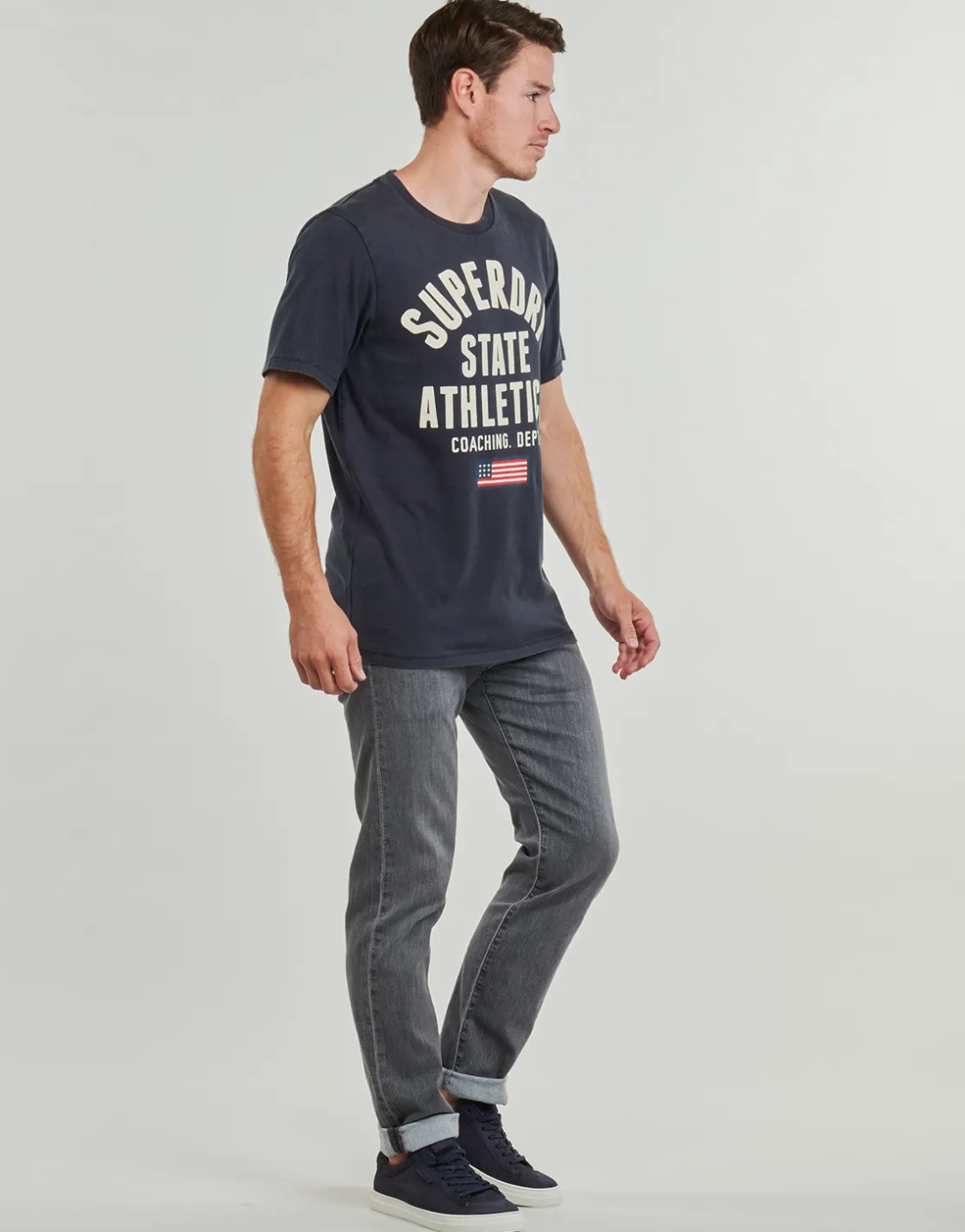 Superdry - ATHLETIC ESSENTIAL Marine Discount