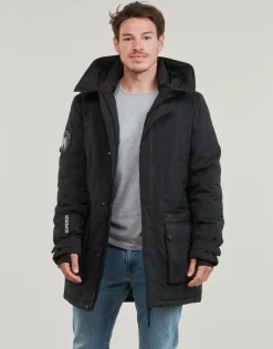 Superdry - CITY PADDED PARKA JACKET Noir Online