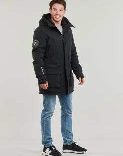 Superdry - CITY PADDED PARKA JACKET Noir Online